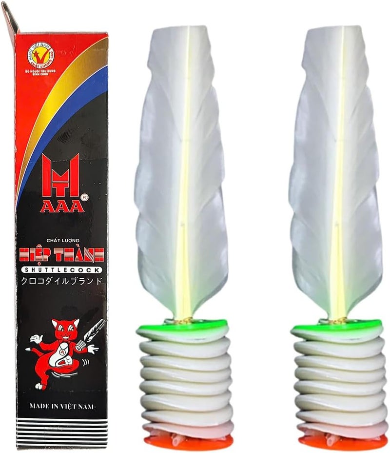 CHAANG 2PCS Jianzi Shuttlecock Kick Da CAU Shuttlecock Colorful Vietnamese Jianzi Shuttlecock Feather Foot for Improving Leg Muscle Strength and Body Flexibility Sports Indoor Outdoor - Image 1